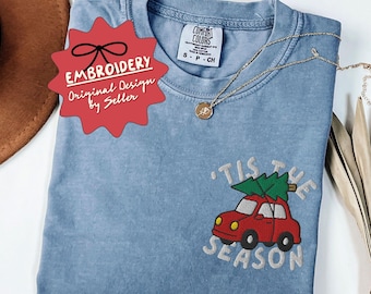 Embroidered Christmas Shirt