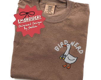 Embroidered Bird Watcher Shirt