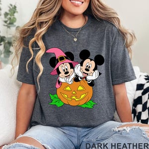 Disney Mickey Minnie Pumpkin Jack O Lantern Shirt, Mickey's Not So Scary Party Costume Tee, Disney Spooky Halloween Shirt 263581