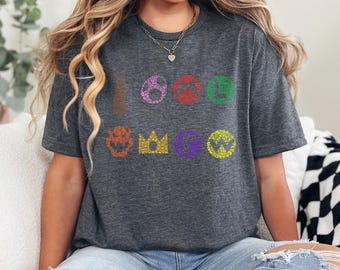 Super Mario Logo Shirt, Super Mario Group Shirt, Super Mario Family Shirt, Mario & Friends Party Matching Tee, Mario Family Shirt 264017