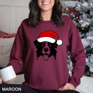 Border Collie Dog Merry Christmas  Sweatshirt, Dog Lover Christmas Sweatshirt, Family Christmas Hoodie 260272