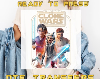 Star Wars The Clone Wars Direct To Film Vintage Captain Rex Clone Trooper Heath Press Captain Rex Ready To Press Star Wars Fan Iron On Decal