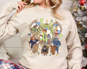 Coquette Watercolor Zootopia Sweatshirt, Judy Hopps Nick Wilde Hoodie, Welcome To Zootopia Disney Hoodie, Locket Zootopia Crewneck 264135