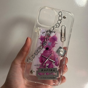 Bad Bear, Punk Phone Case, 3d phone case, retro phone case, cyberpunk case, phone case, custom case, iphone case, gift for friend