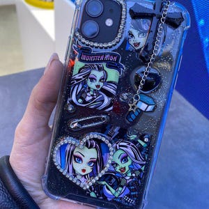 FrankieStein, 3d phone case, Blue Case, kawaii Case, butterfly case, phone case, custom case, iphone case, gift for friend