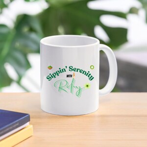 Personalized Matcha Mug, Custom Ceramic Cup for Matcha Lovers, Gift for Tea, Green tea Lovers, Custom name mug, Matcha lover mug, Matcha mug