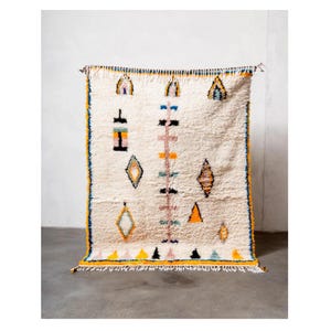 custom moroccan beni rug - handmade rug for bedroom - beni ourain rug - custom rug - handmade rug - morocco rug - moroccan berber rug.