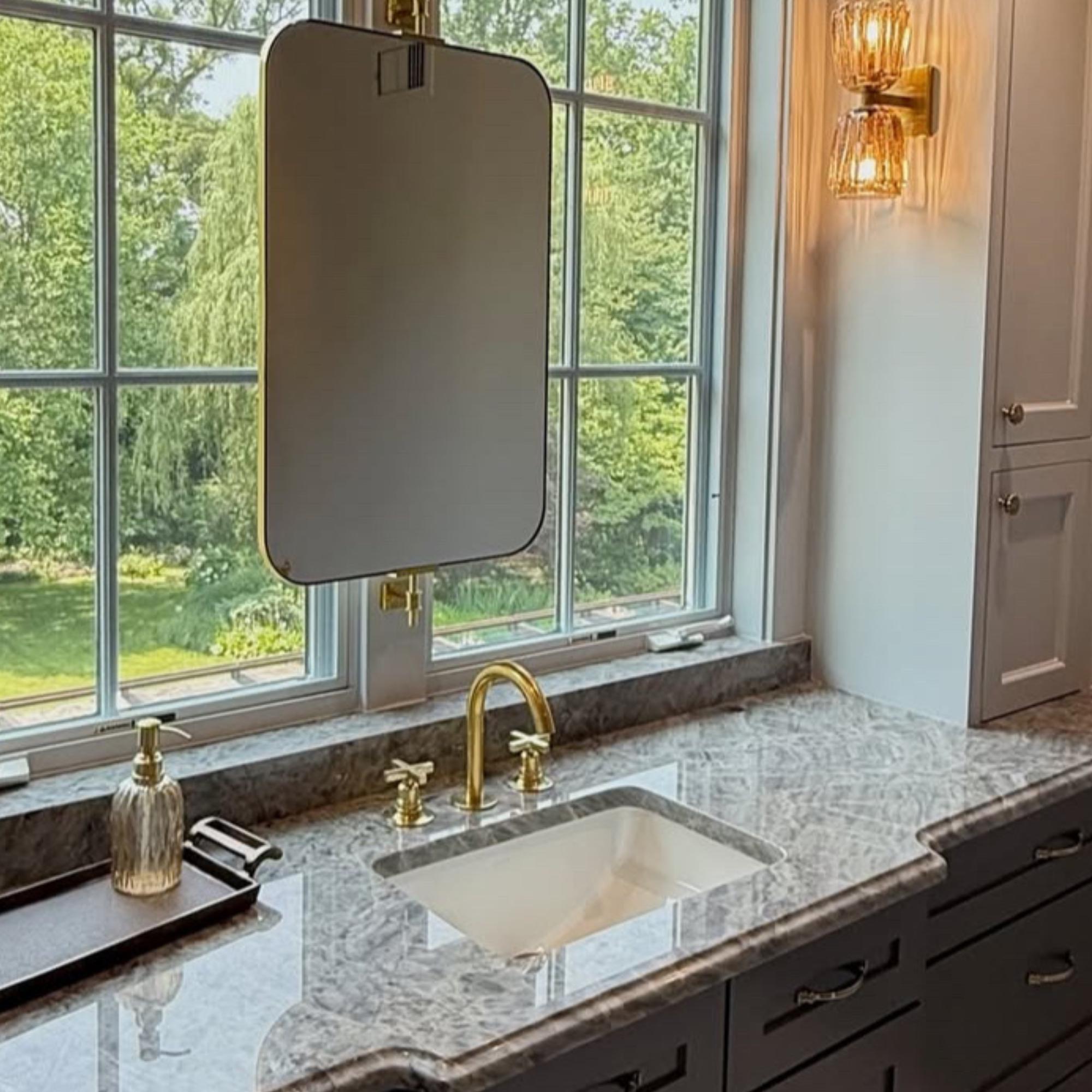 Unlacquered Solid brass bathroom vanity 3 holes faucet , deck mount faucet , brass bathroom faucet , vanity faucet , vanity 3 hole sink ,