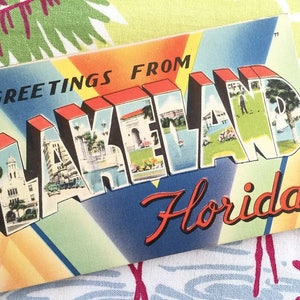 Vintage Voeux Du Daytona Beach Carte Postale De Floride Grande Etsy