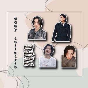 BTS - Conjunto de adesivos do Dia D de August D