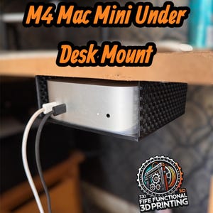 Mac mini 2024 Mac Pro Style Under-Desk Mount