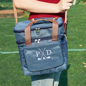 Sac isotherme personnalisé, grande seau à bière pour garçon d'honneur, broderie personnalisée, cadeau de fête de mariage, cadeau d'homme d'honneur, cadeaux pour homme