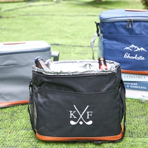 Groomsmen Personalized Cooler Bag, Golf EmbroideryCooler,Man Wedding Party Gift, Groomsmen Gift Large Beer Cooler, Cooler Bag,Custom Bag