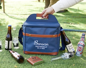 Zaino termico personalizzato per lo sposo, zaino termico per il pranzo personalizzato, zaino termico per la birra da golf, zaino termico da escursionismo, regalo per il testimone dello sposo, regalo per lo sposo