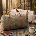 Personalized Canvas Travel Bags, Embroidered Travel Bags, Groomsmen Bags, Groomsmen Gifts, Canvas Travel Bags, The Best Gifts For Men