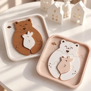 Montessori magnet toy puzLe 2 in 1