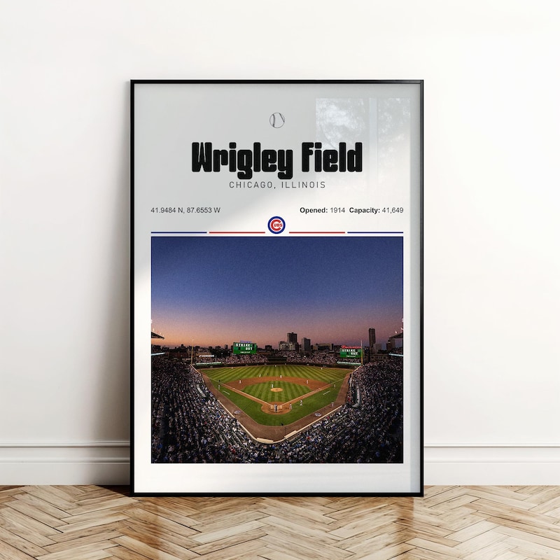 Cubs Poster - Etsy