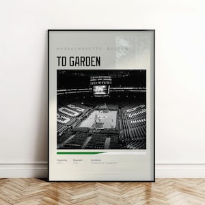Boston Celtics Arena Poster, TD Garden Druck, NBA Basketball Wandkunst, Celtics Dekor, Celtics Fan Dekor, digitaler Download, NBA Arena Poster