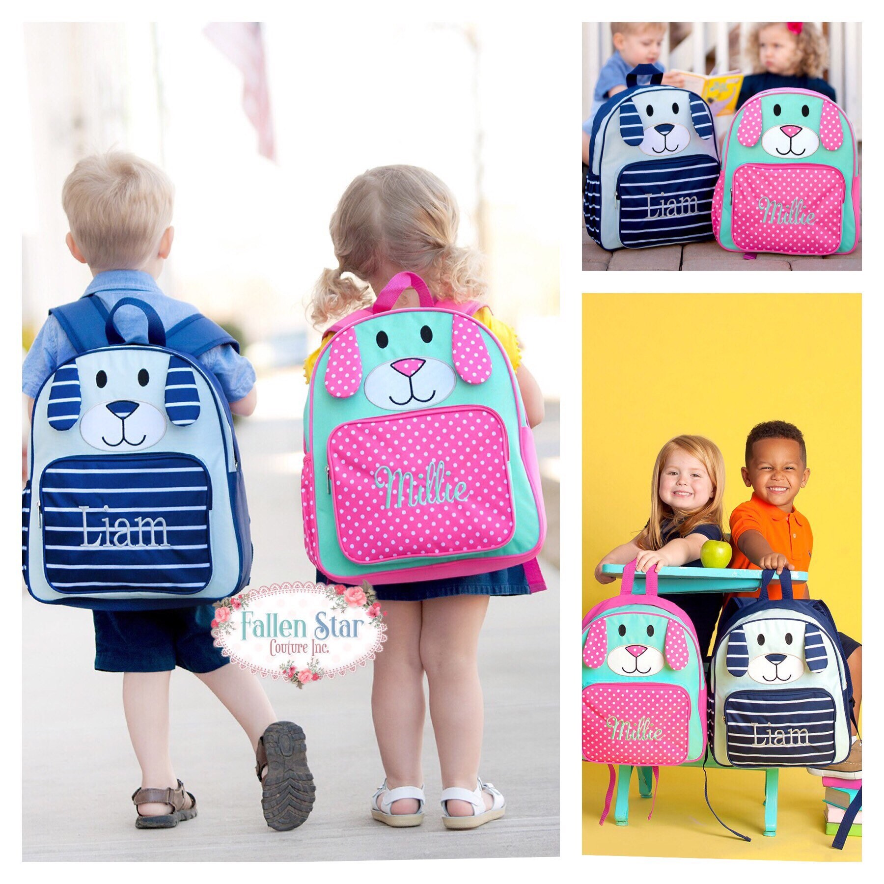 Preschool backpack monograms backpack personalized backpack Etsy