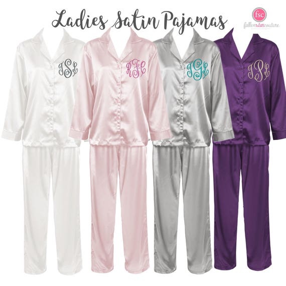 Bridesmaid Pajamas monogrammed pajama set monogrammed Etsy