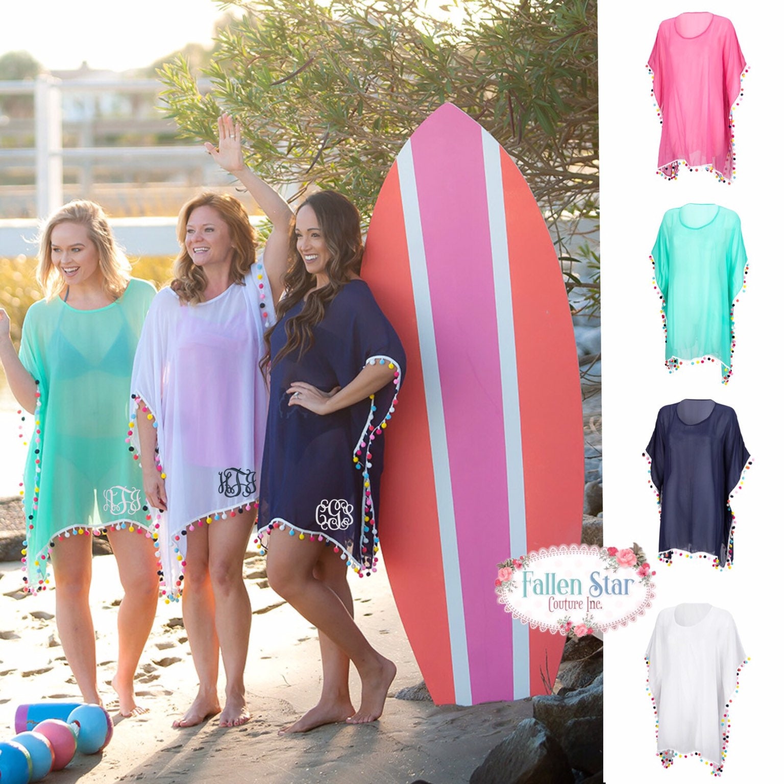 personalized beach cover up