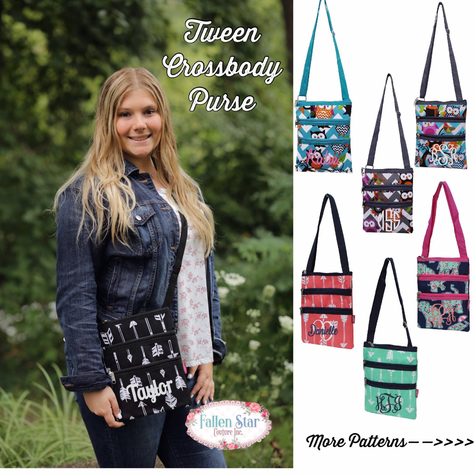 TWEEN crossbody bag owl bag crossbody bag messenger bag Etsy