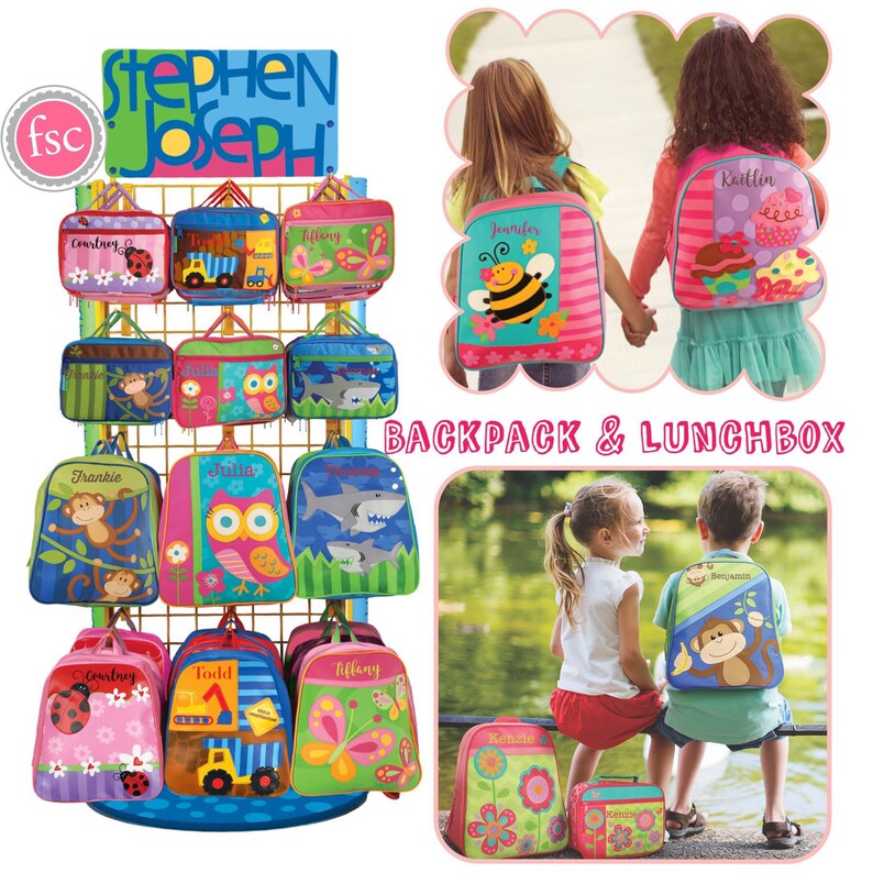 preschool backpack and lunchbox