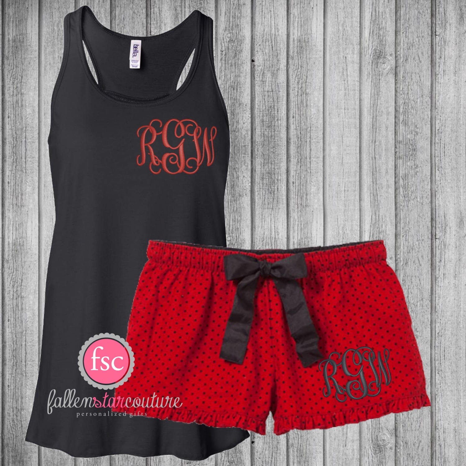 bridesmaid shorts and tanks