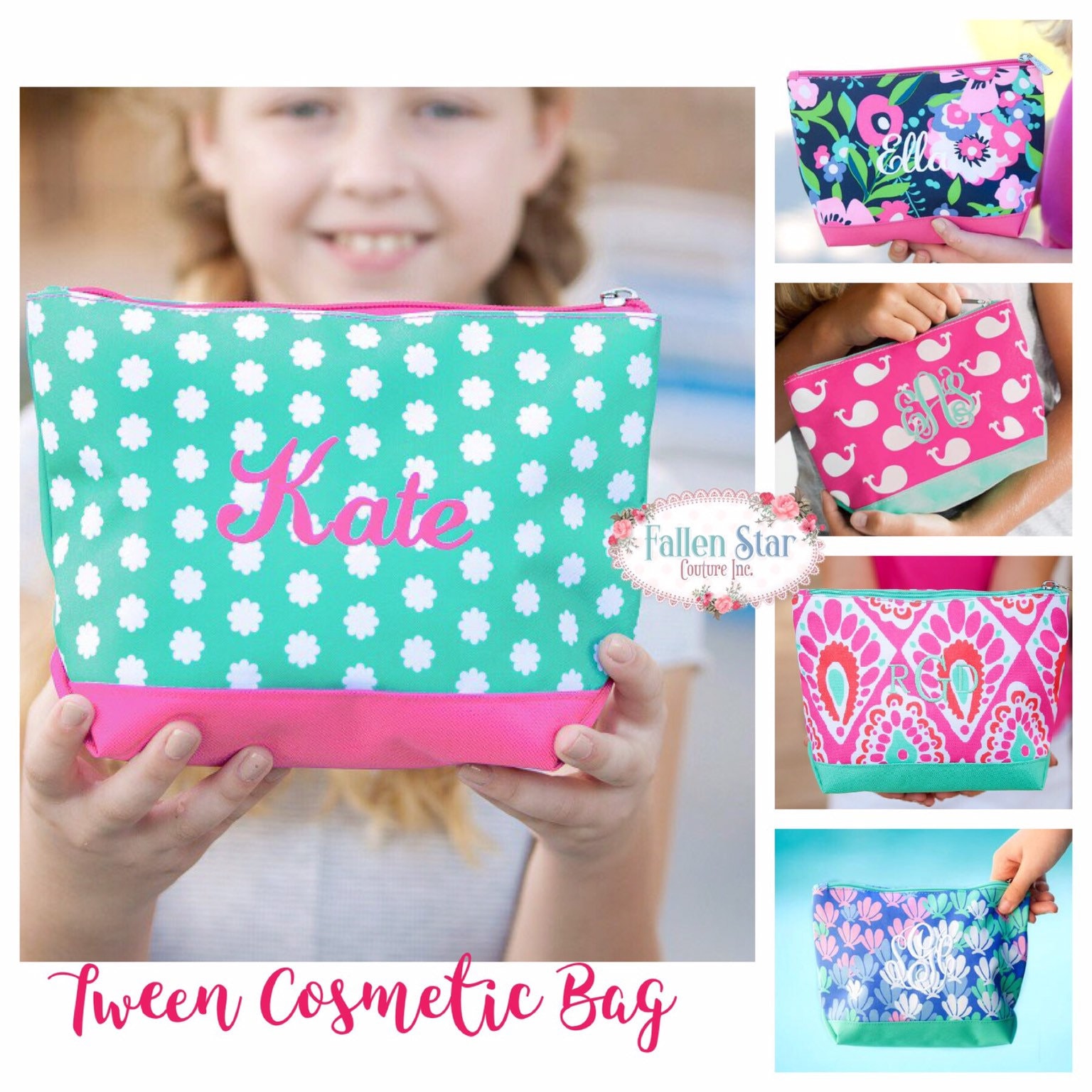 Teen Cosmetic Bag Tween Makeup Bag Dress Up Makeup Bag | Etsy