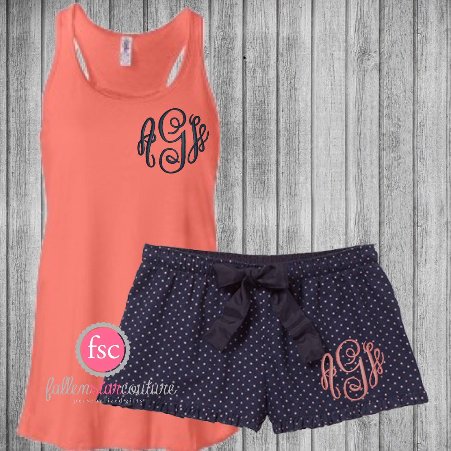 bridesmaid shorts and tanks