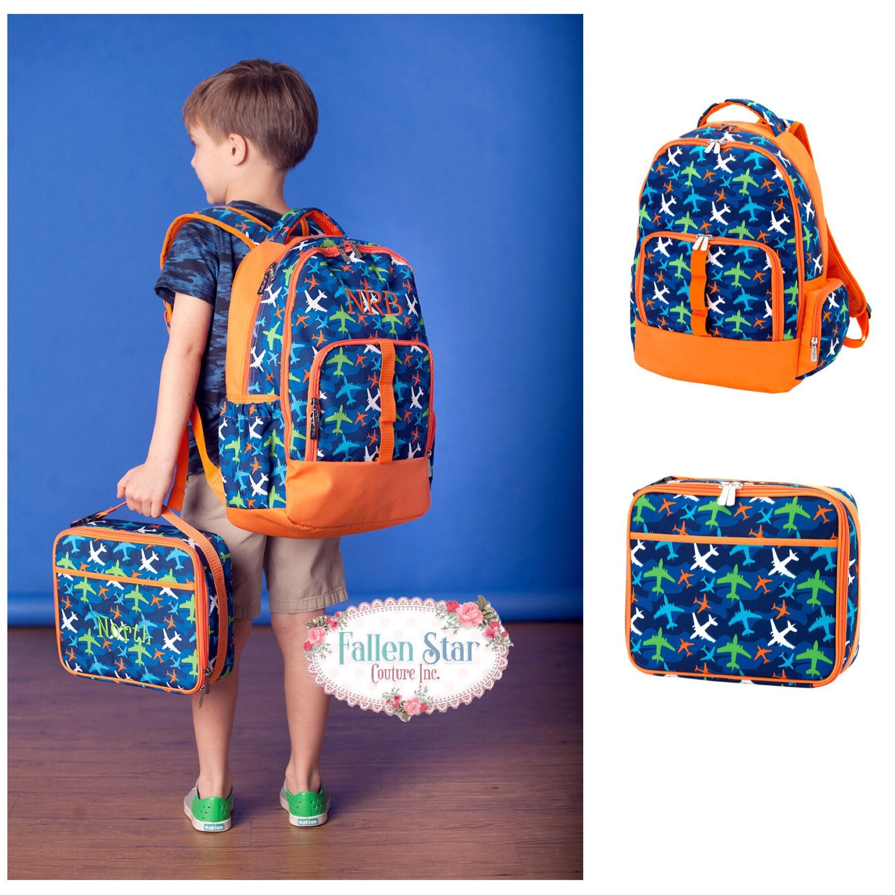 BOYS personalized backpack Back To School kids back pack Etsy