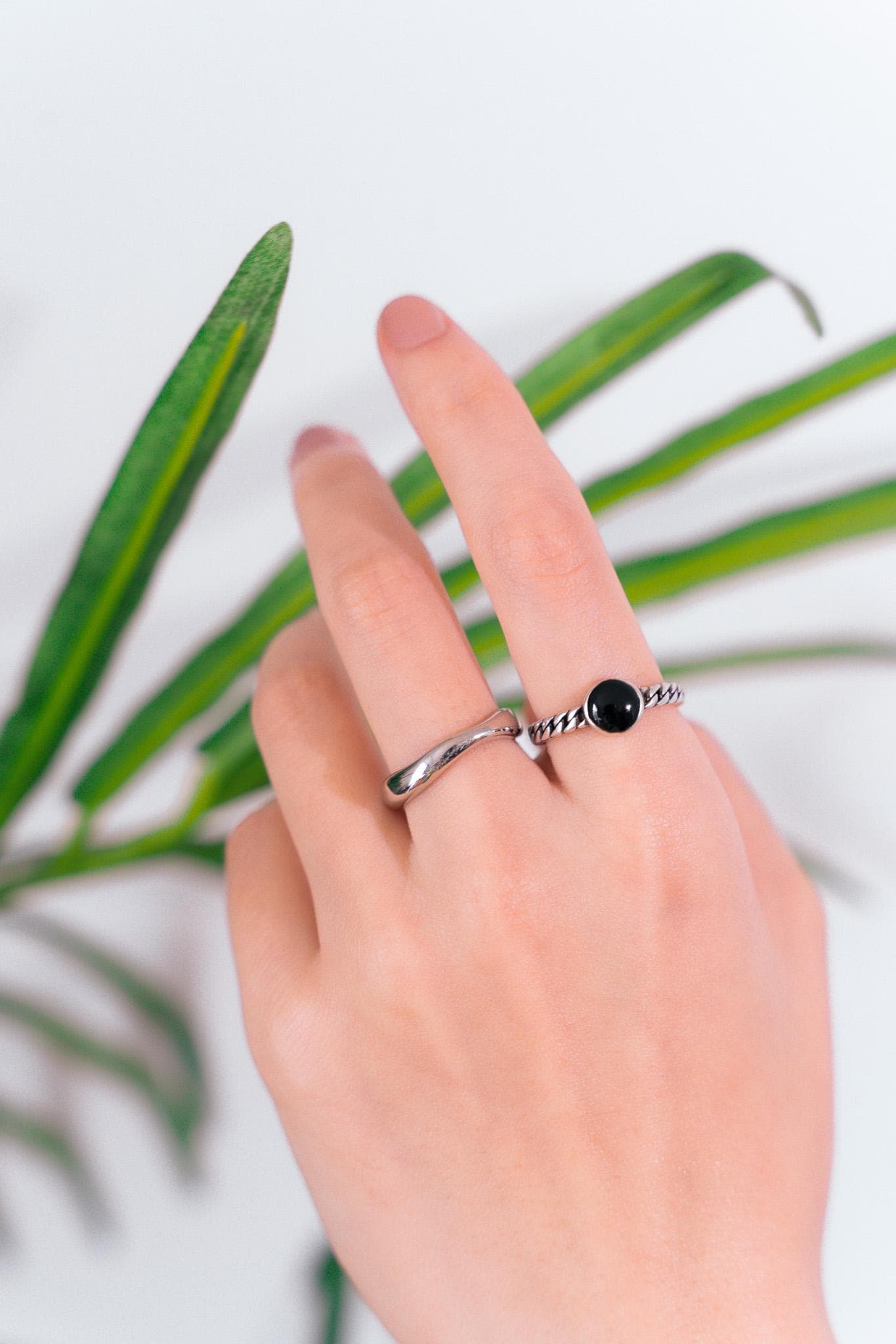 [韓国人気ジュエリー] nff Silver925 Timeless Love Ring Silver Silver Flux Ring | 925 Sterling Silver Ring | Stylish Silver