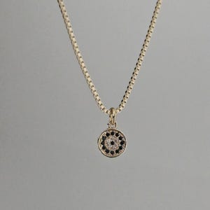 Gold Evil Eye Necklace, Lucky Evil Eye Necklace, Protective Jewelry, Dainty Evil Eye Necklace, Evil Eye Necklace, Gold Protection Necklace