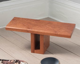 Solid Wood Meditation Bench – Comfortable Seating, Rubio Oil Finish