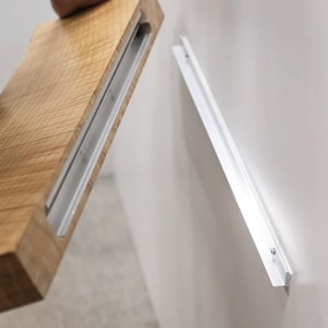 Solid American Walnut Shelf with Rounded Corners - Floating Shelf - Cantilevered Shelf - Modern Shelf - Wall Mounted Shelf - Model WRS image 8