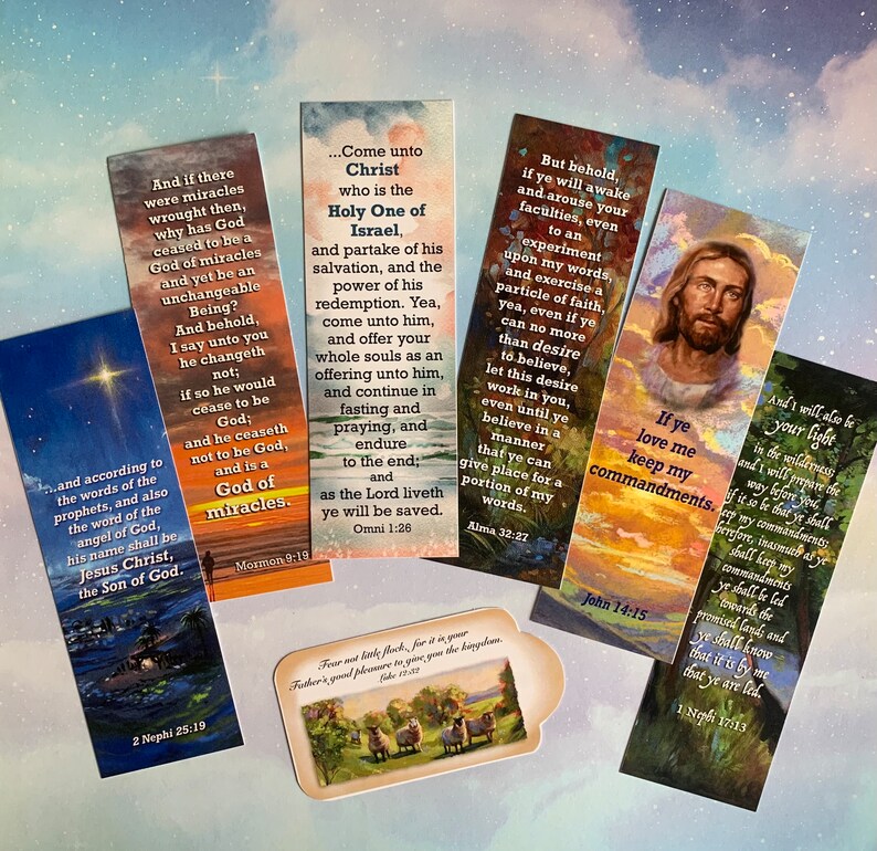 Digital Download English Book of Mormon Scripture Bookmarks - LDS ...