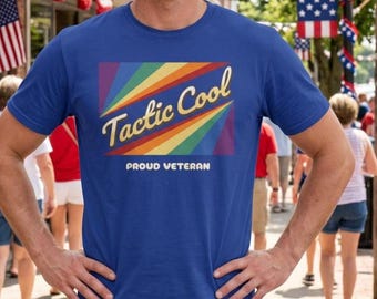 Proud Veteran Rainbow Pride T-Shirt: Tactic Tee