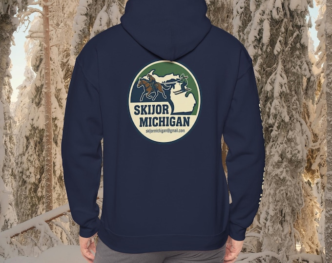 Skijor Michigan Saddle Up & Send It! Hoodie