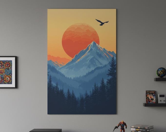 Mountain Sunrise Poster
