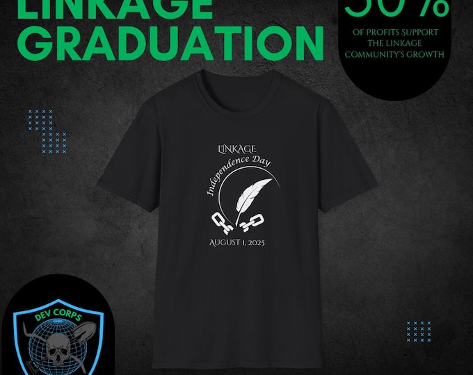 Linkage Independence Day Fundraiser Shirt | Support Art, Access & Justice
