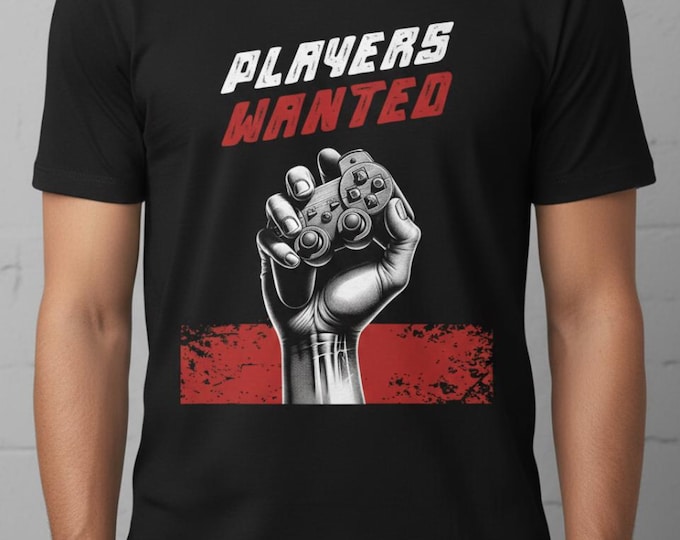 Players Wanted Console Gaming Tee | Retro Gamer T-Shirt