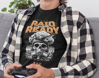 Raid Ready Weekend Tee - Skull Pilot Apocalypse Shirt