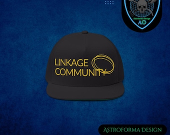 Linkage Flat Bill Cap Embroidered