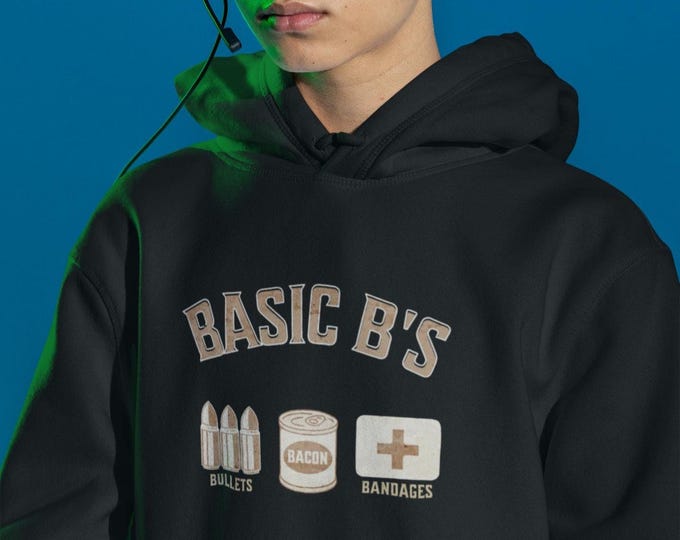Basic B's Hoodie | Survival Gaming sweater | Gamer Gift