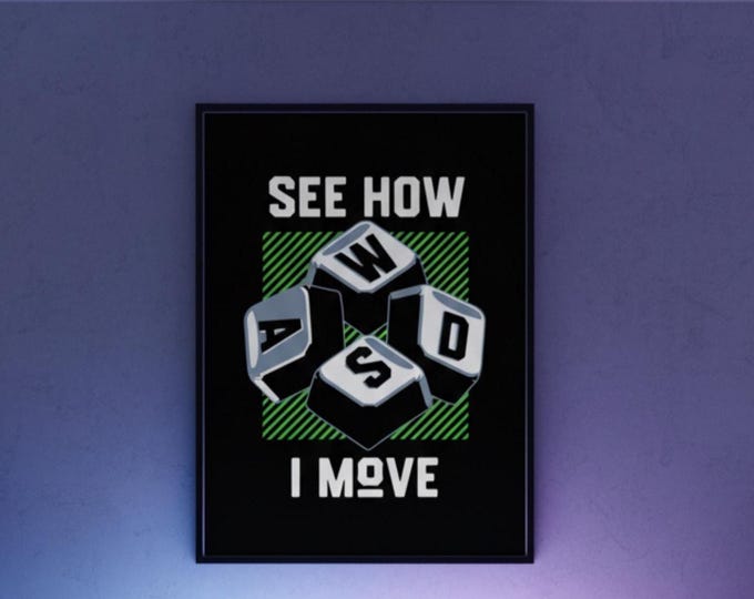 See How I WASD Move Poster