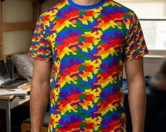 Rainbow Camo Pride Shirt