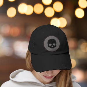Death Mana MTG Hat | Distressed Cap | MTG Hat | Multiple Colors Available | Tabletop Game Hat