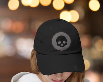 Death Mana MTG Hat | Distressed Cap | MTG Hat | Multiple Colors Available | Tabletop Game Hat