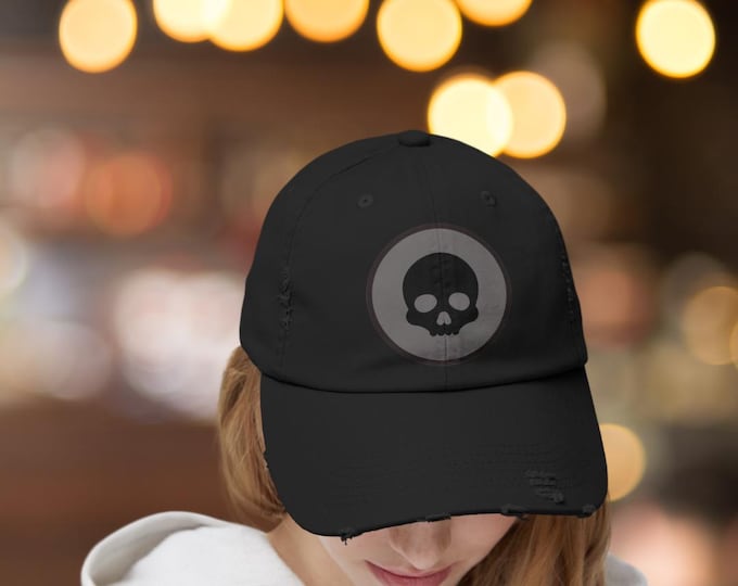 Death Mana MTG Hat | Distressed Cap | MTG Hat | Multiple Colors Available | Tabletop Game Hat