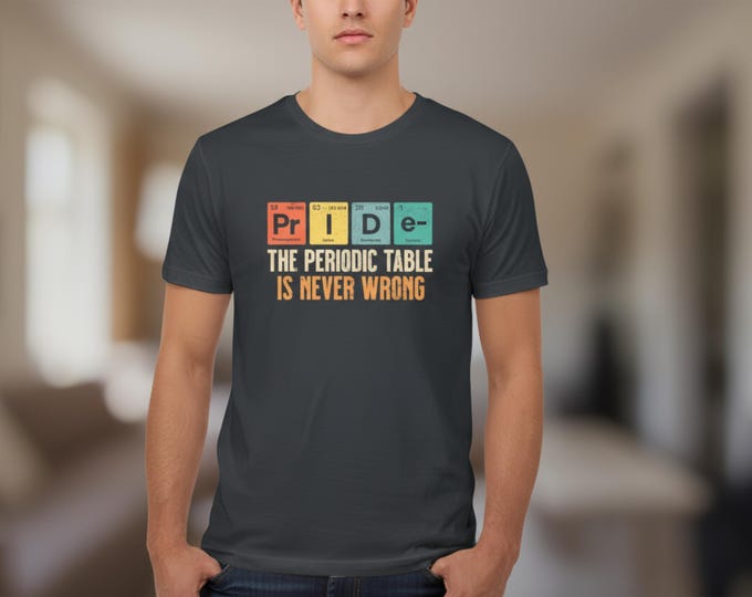 Periodic Table Is Never Wrong Shirt | Pride Chemistry Tee